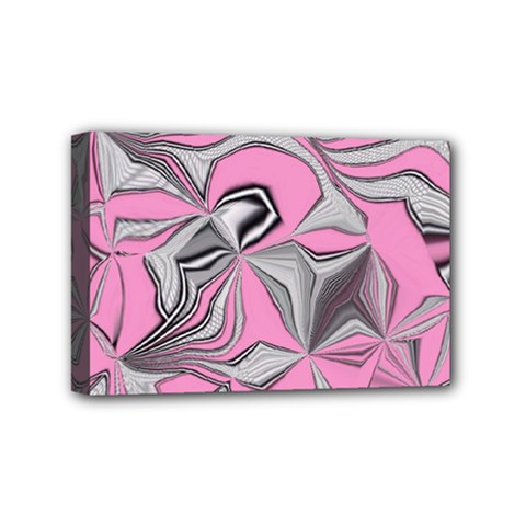 Foolish Movements Pink Effect Jpg Mini Canvas 6  X 4  (framed) by ImpressiveMoments