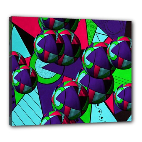 Balls Canvas 24  X 20  (framed) by Siebenhuehner