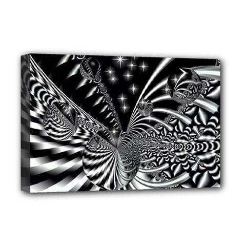 Space Deluxe Canvas 18  X 12  (framed) by Siebenhuehner