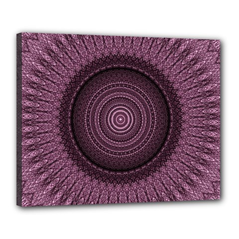 Mandala Canvas 20  X 16  (framed) by Siebenhuehner