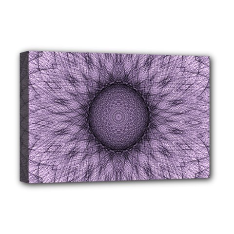 Mandala Deluxe Canvas 18  X 12  (framed) by Siebenhuehner