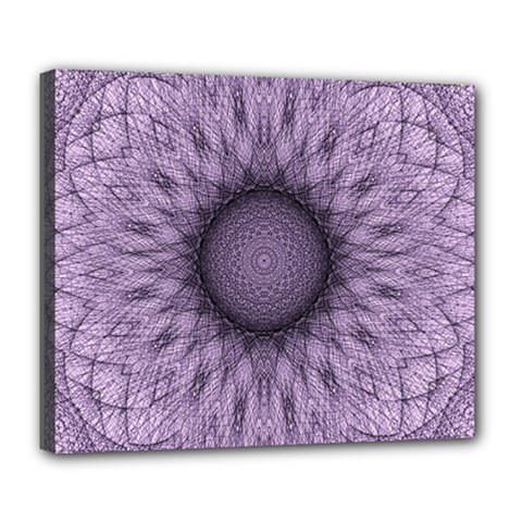 Mandala Deluxe Canvas 24  X 20  (framed) by Siebenhuehner