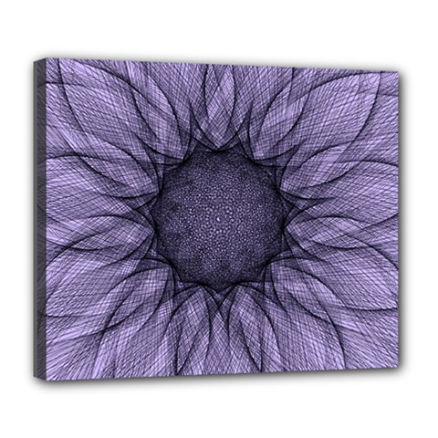 Mandala Deluxe Canvas 24  X 20  (framed) by Siebenhuehner