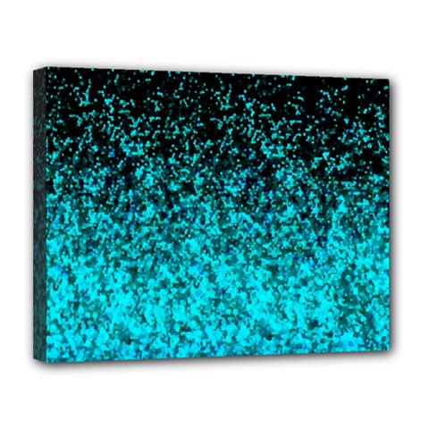 Glitter Dust 1 Canvas 14  X 11  (framed) by MedusArt