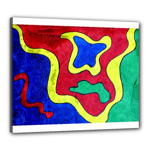 Abstract Canvas 24  X 20  (framed) by Siebenhuehner