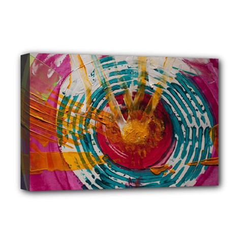Art Therapy Deluxe Canvas 18  X 12  (framed) by StuffOrSomething