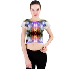 Crew Neck Crop Top by icarusismartdesigns