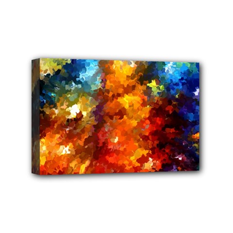 Modern Composition 01 By Rafi Talby Mini Canvas 6  X 4  (framed) by colorfulpaintins