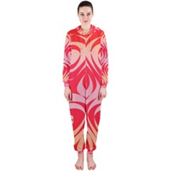 Gradient Shapes Hooded Onepiece Jumpsuit by LalyLauraFLM