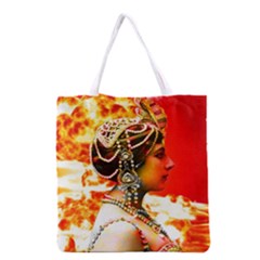 Mata Hari Grocery Tote Bag by icarusismartdesigns