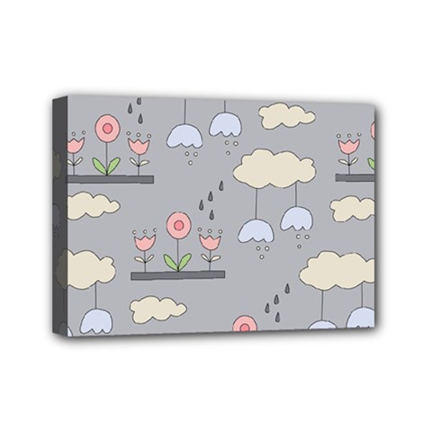 Garden In The Sky Mini Canvas 7  X 5  (framed) by Kathrinlegg