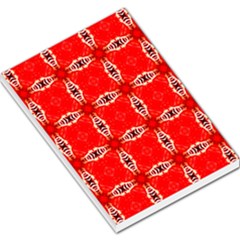Cute Pretty Elegant Pattern Large Memo Pads by GardenOfOphir