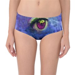 Waterfall Tears Mid-waist Bikini Bottoms by icarusismartdesigns