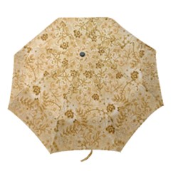 Flower Pattern In Soft  Colors Folding Umbrellas by FantasyWorld7