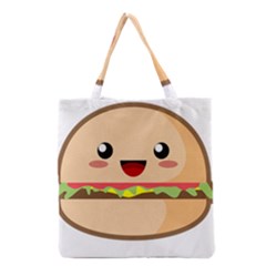 Kawaii Burger Grocery Tote Bags by KawaiiKawaii