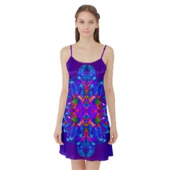 Abstract 5 Satin Night Slip by icarusismartdesigns