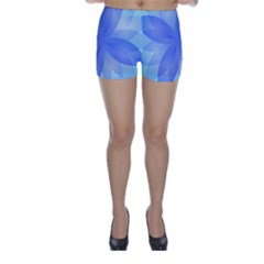Abstract Lotus Flower 1 Skinny Shorts by MedusArt