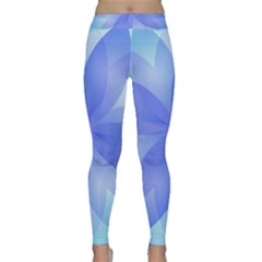 Abstract Lotus Flower 1 Yoga Leggings by MedusArt