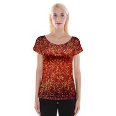 Glitter 3 Women s Cap Sleeve Top by MedusArt