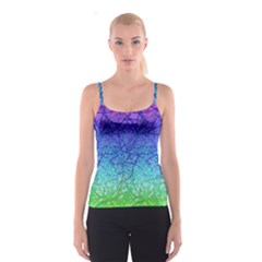 Grunge Art Abstract G57 Spaghetti Strap Tops by MedusArt