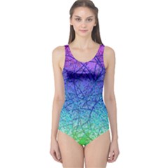 Grunge Art Abstract G57 Women s One Piece Swimsuits by MedusArt