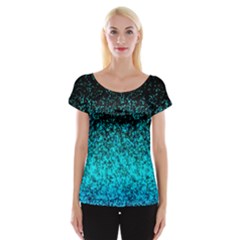 Glitter Dust G162 Women s Cap Sleeve Top by MedusArt