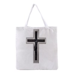 Red Christian Cross Grocery Tote Bag by igorsin