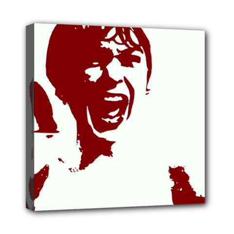 Psycho Mini Canvas 8  X 8  by icarusismartdesigns