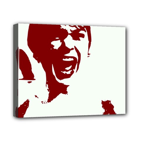 Psycho Canvas 10  X 8  by icarusismartdesigns