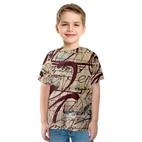 Abstract 2 Kid s Sport Mesh Tees by trendistuff