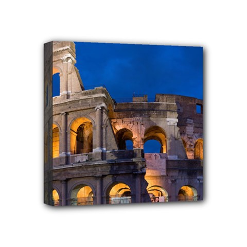 Rome Colosseum 2 Mini Canvas 4  X 4  by trendistuff