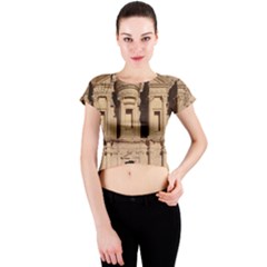 Petra Jordan Crew Neck Crop Top by trendistuff