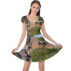 Great Wall Of China 3 Cap Sleeve Dresses by trendistuff