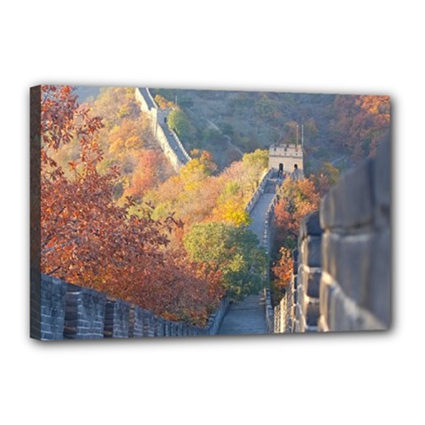 Great Wall Of China 1 Canvas 18  X 12  by trendistuff