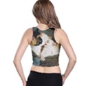 CALICO CAT AND WHITE KITTY Racer Back Crop Tops View2