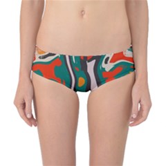 Retro Colors Chaos Classic Bikini Bottoms by LalyLauraFLM