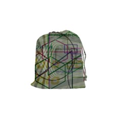 Data Data Data Drawstring Pouches (small)  by sirhowardlee