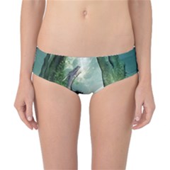 Awesome Seadraon In A Fantasy World With Bubbles Classic Bikini Bottoms by FantasyWorld7