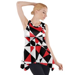 Shattered Life Tricolor Side Drop Tank Tunic by StuffOrSomething