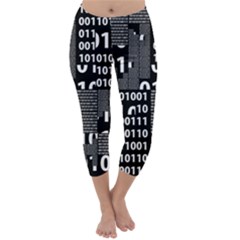 Beautiful Binary Capri Winter Leggings  by StuffOrSomething