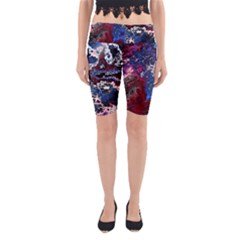 Amazing Fractal 28 Yoga Cropped Leggings by Fractalworld