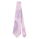 Whimsical Feather Pattern, pink & purple, Necktie (Two Side) View2