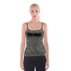 Abstract Reg Spaghetti Strap Top by FunkyPatterns