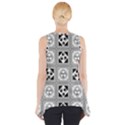 Black And White Side Drop Tank Tunic View2