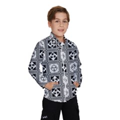 Black And White Wind Breaker (kids) by FunkyPatterns