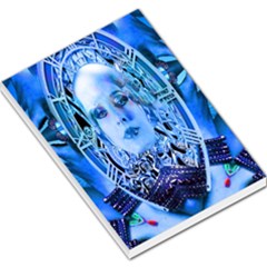 Clockwork Blue Large Memo Pads by icarusismartdesigns