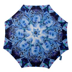 Clockwork Blue Hook Handle Umbrellas (small) by icarusismartdesigns