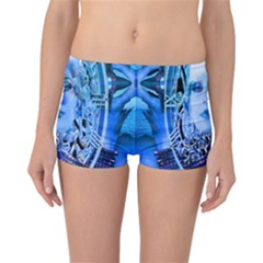 Clockwork Blue Reversible Boyleg Bikini Bottoms by icarusismartdesigns