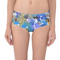 Mixed Brushes                                                           Mid-waist Bikini Bottoms by LalyLauraFLM