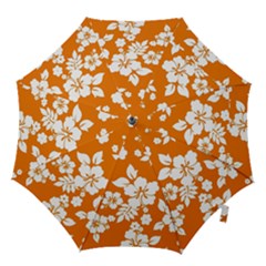 Orange Hawaiian Hook Handle Umbrellas (medium) by AlohaStore